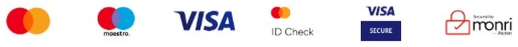 Supported cards: Mastercard, Maestro, Visa, Mastercard ID Check, Visa Secure; payments secured by Monri